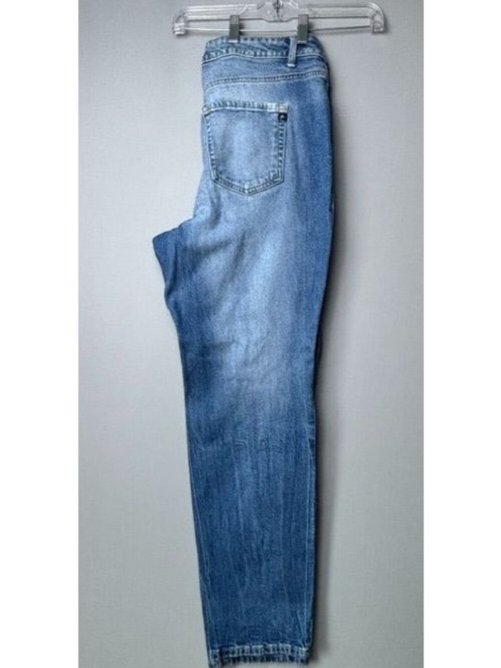 Maurice's Women's 14REG Super High Rise Distressed Straight Leg Jeans